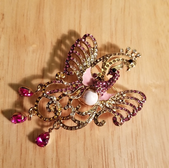 Peacock Bracelet and brooch - Picture 5 of 7